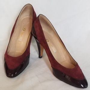 Vintage Gucci Burgundy Pumps